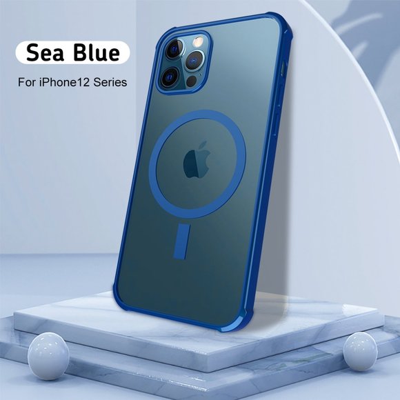 Clear MagSafe Color Ring Case for iPhone 12 Promax - Picture 5 of 18